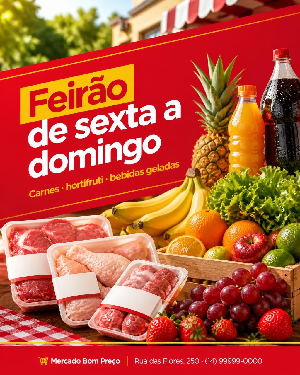 Banner pra imprimir feito no app
