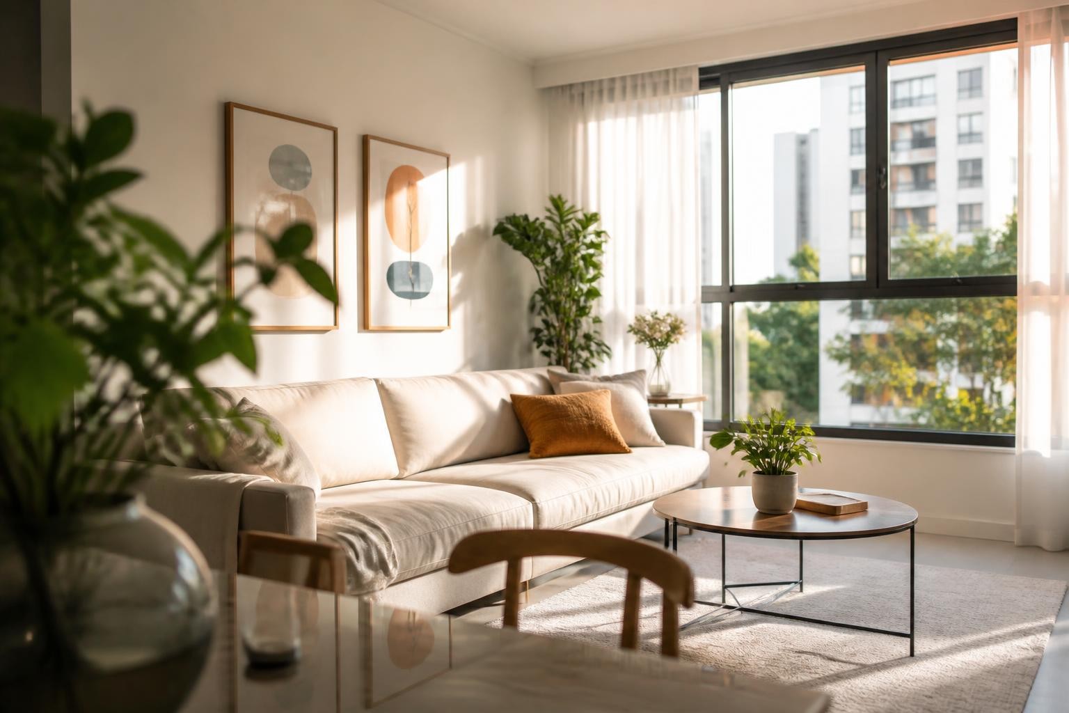 Post de imobiliária criado pelo AutoPubli com a fachada do imóvel e as informações