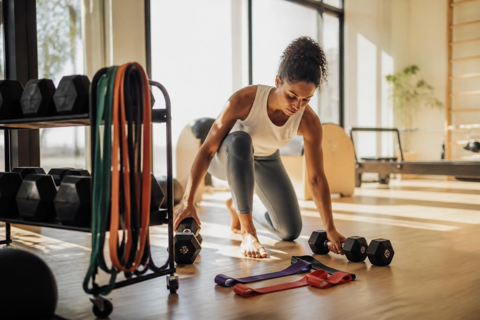 Post de personal trainer criado pelo AutoPubli com a execução do exercício em destaque