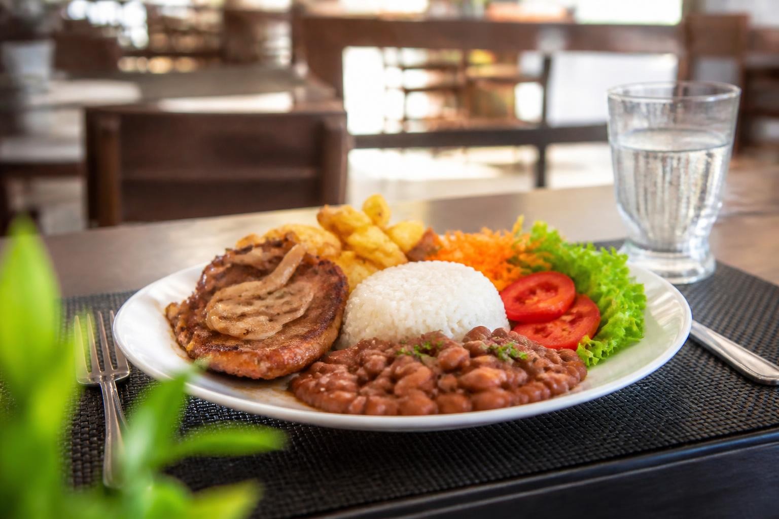 Post de restaurante criado pelo AutoPubli com o prato do dia